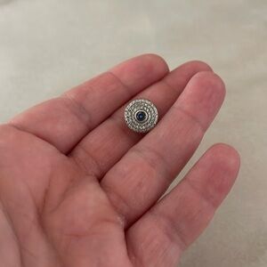 Crystal evil eye charm